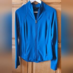 Athleta Blue Workout Jacket size medium
